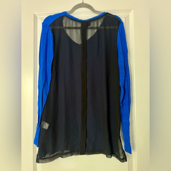 EUC Mossimo Blue Sheer Blouse (L) 💙 - Picture 2 of 3